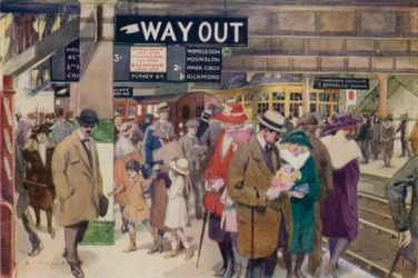 Charing Cross, das Umsteigezentrum des Londoner U-Bahn-Verkehrs